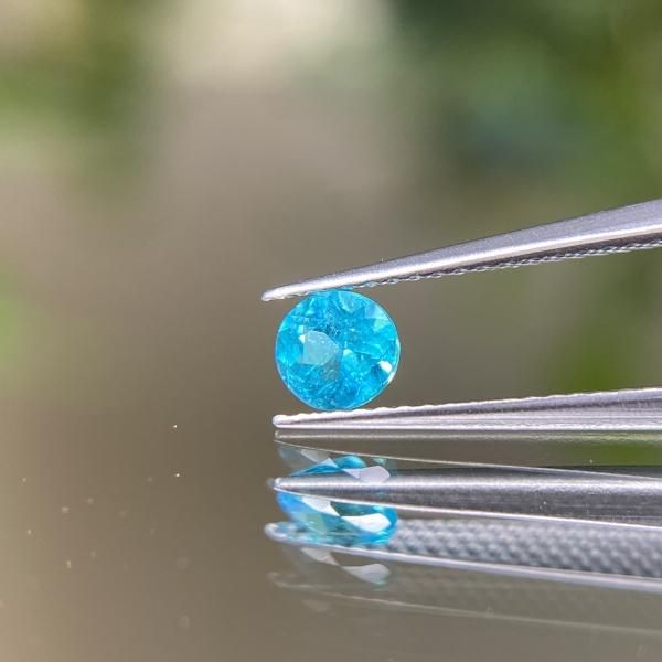極美☆パライバトルマリン ルース 0.125ct 中央宝石研究所鑑別書