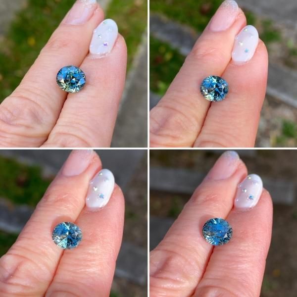 極美・レア☆大粒ティールサファイア オーバル 約3.245ct 強多色 極美・レア☆大粒ティールサファイア オーバル 約3.245ct 強多色