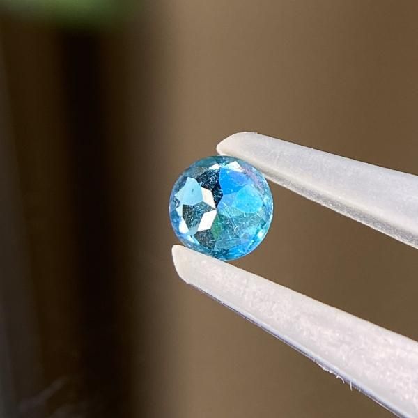 極美レア☆非加熱パライバトルマリン エイトリータ 希少Blue＆ラウンド