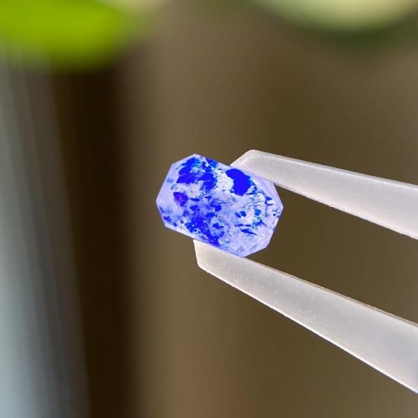 激レア！強蛍光☆アウイナイトインソーダライト レクタゴン 0.439ct