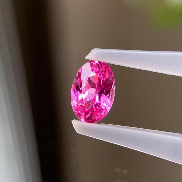 リング制作 王道発色☆ホットネオンピンクスピネル 0.571ct