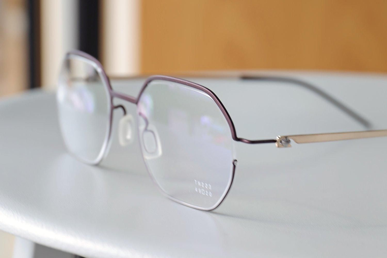 Ｙコンセプト　日本製βチタン軽いフレーム　YC-04 rose 007 Yコンセプト 日本製βチタン軽いフレーム YC-04 rose 007