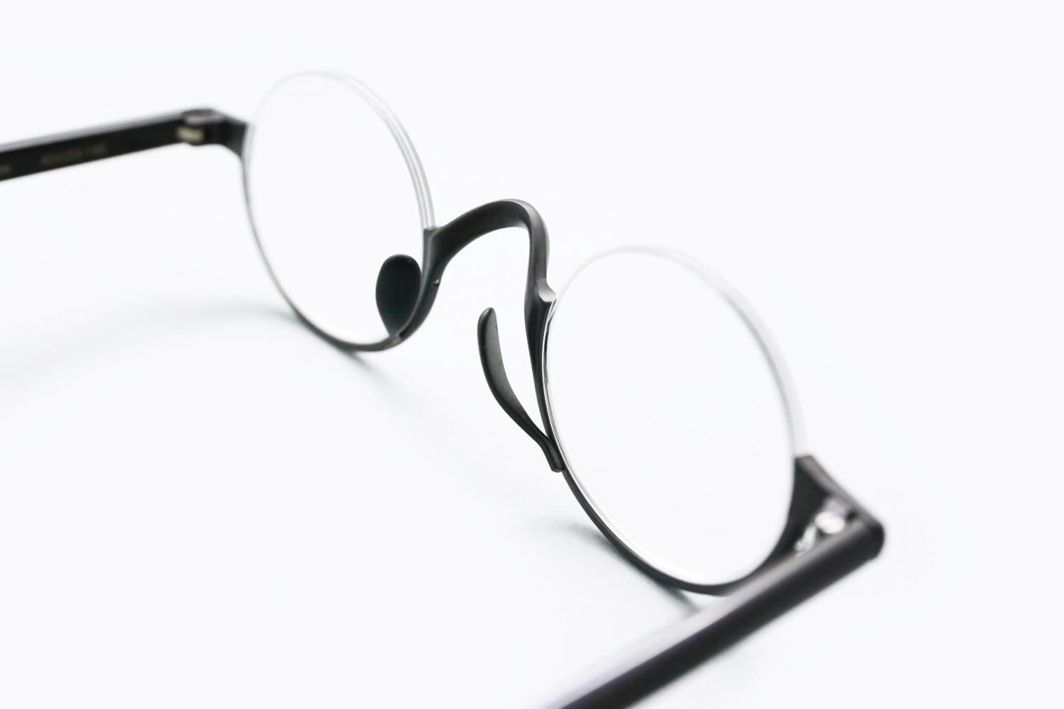 Kame ManNen カメマンネン KMN-80 col.MBK - メガネ・サングラス