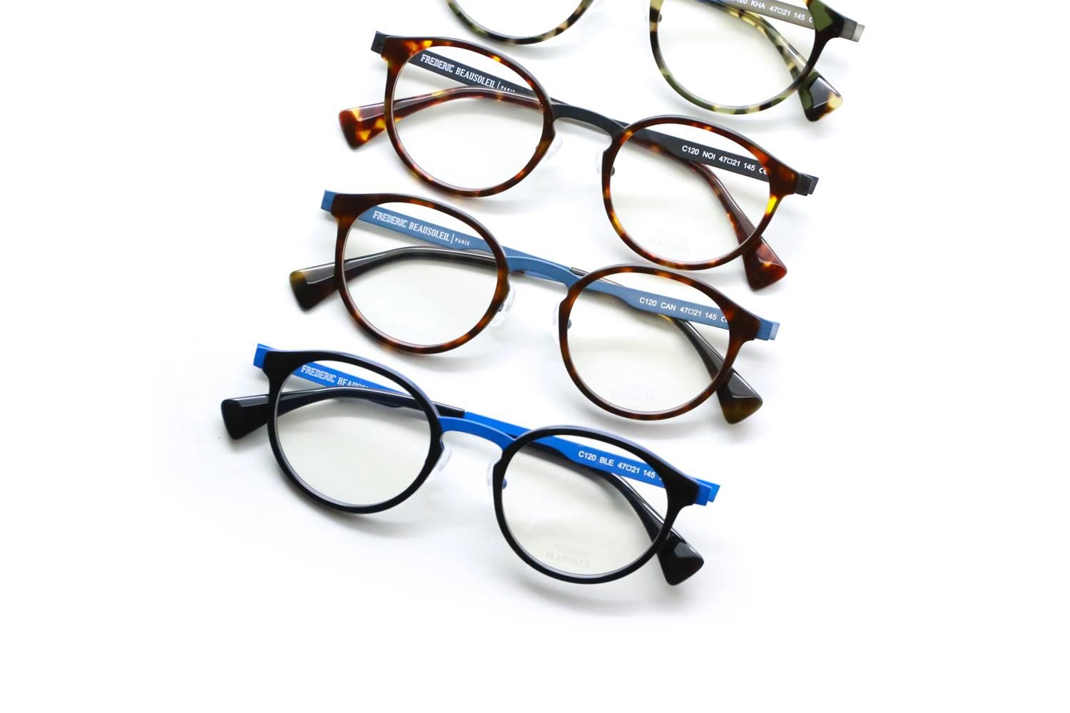 FREDERIC BEAUSOLEIL フレデリック ボーソレイユ C120 col.BLE - メガネ・サングラス 通販サイト EYEWEAR MEBIUS ONLINE SHOP