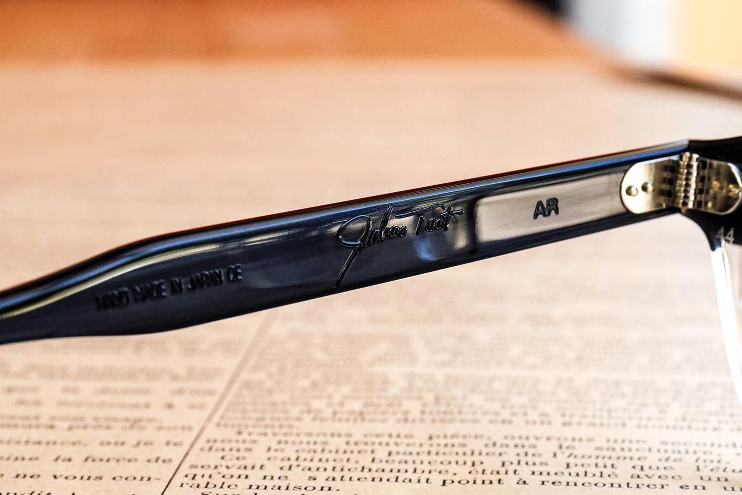 メガネ・老眼鏡 JULIUS TART OPTICAL AR BLACK WOOD CLEAR JULIUS TART OPTICAL / AR / Wood Clear 44-22sizeも再入荷 |