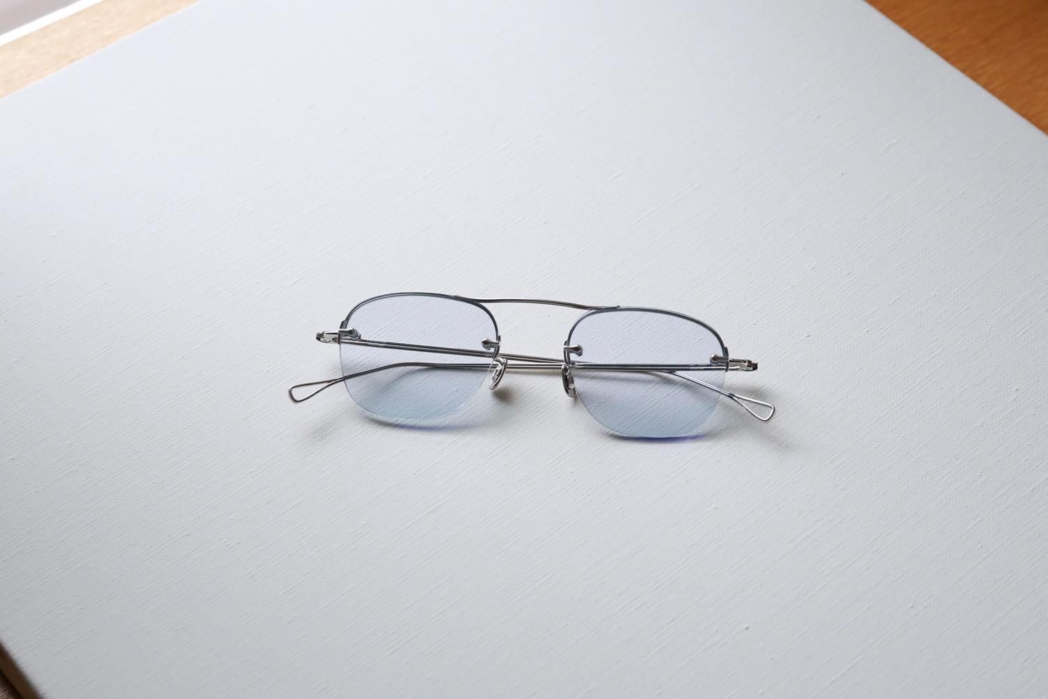 EYEVAN 7285 No.790メガネ シルバー ケース付き EYEVAN 7285 No.790メガネ シルバー ケース付き