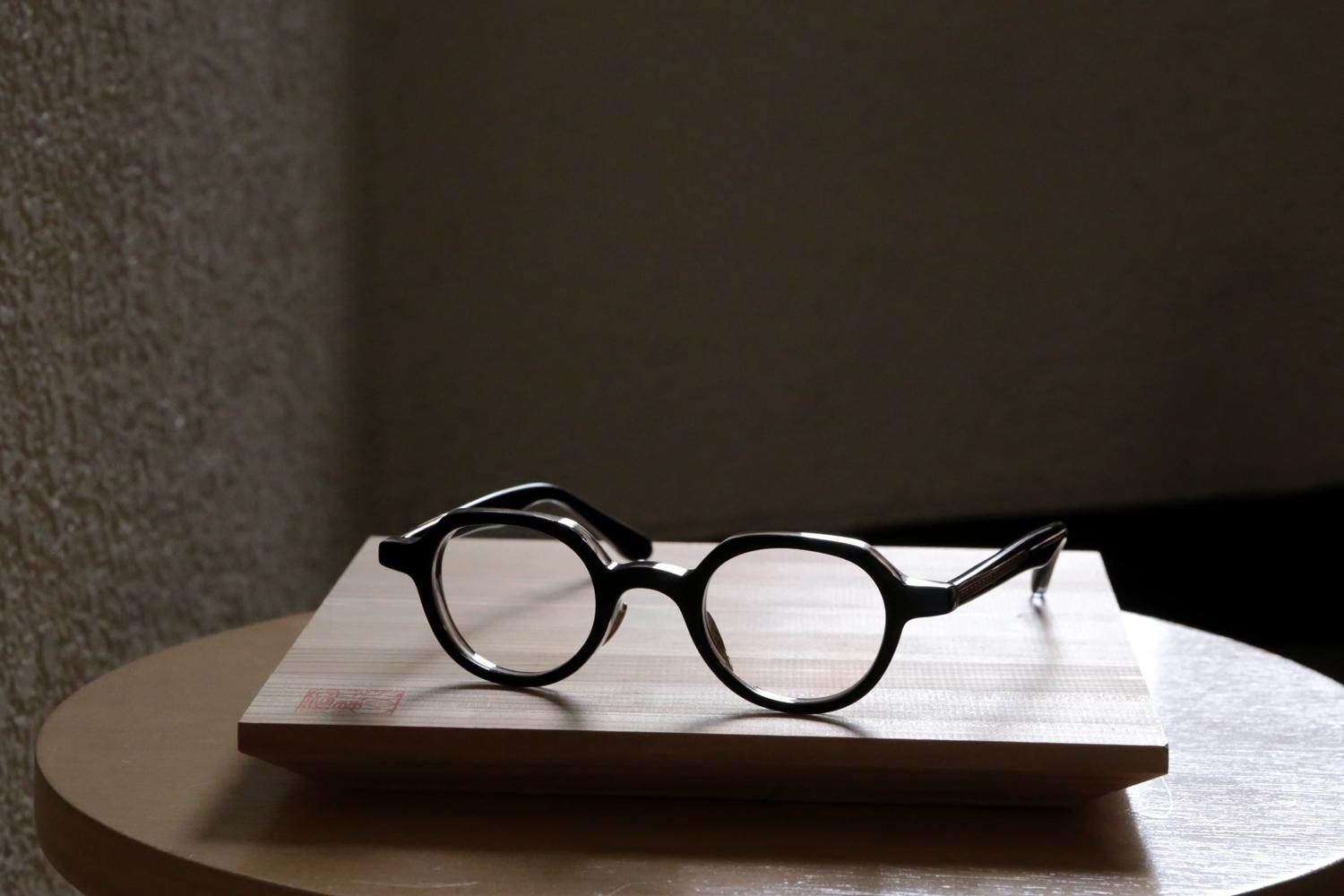 Kame ManNen／カメマンネン KMN-6147 42／47 size col.BK - メガネ