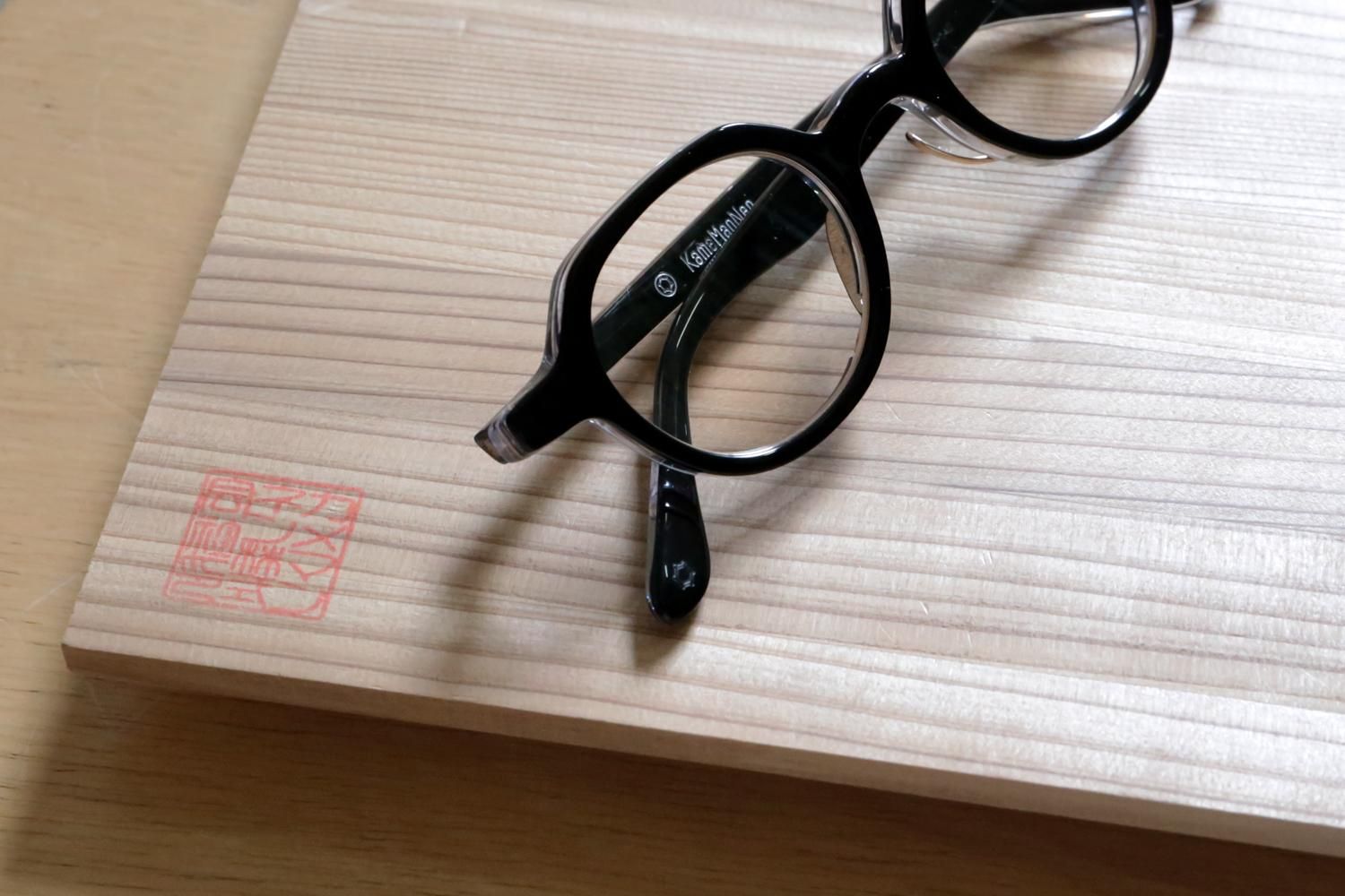 Kame ManNen／カメマンネン KMN-6147 42／47 size col.BK - メガネ