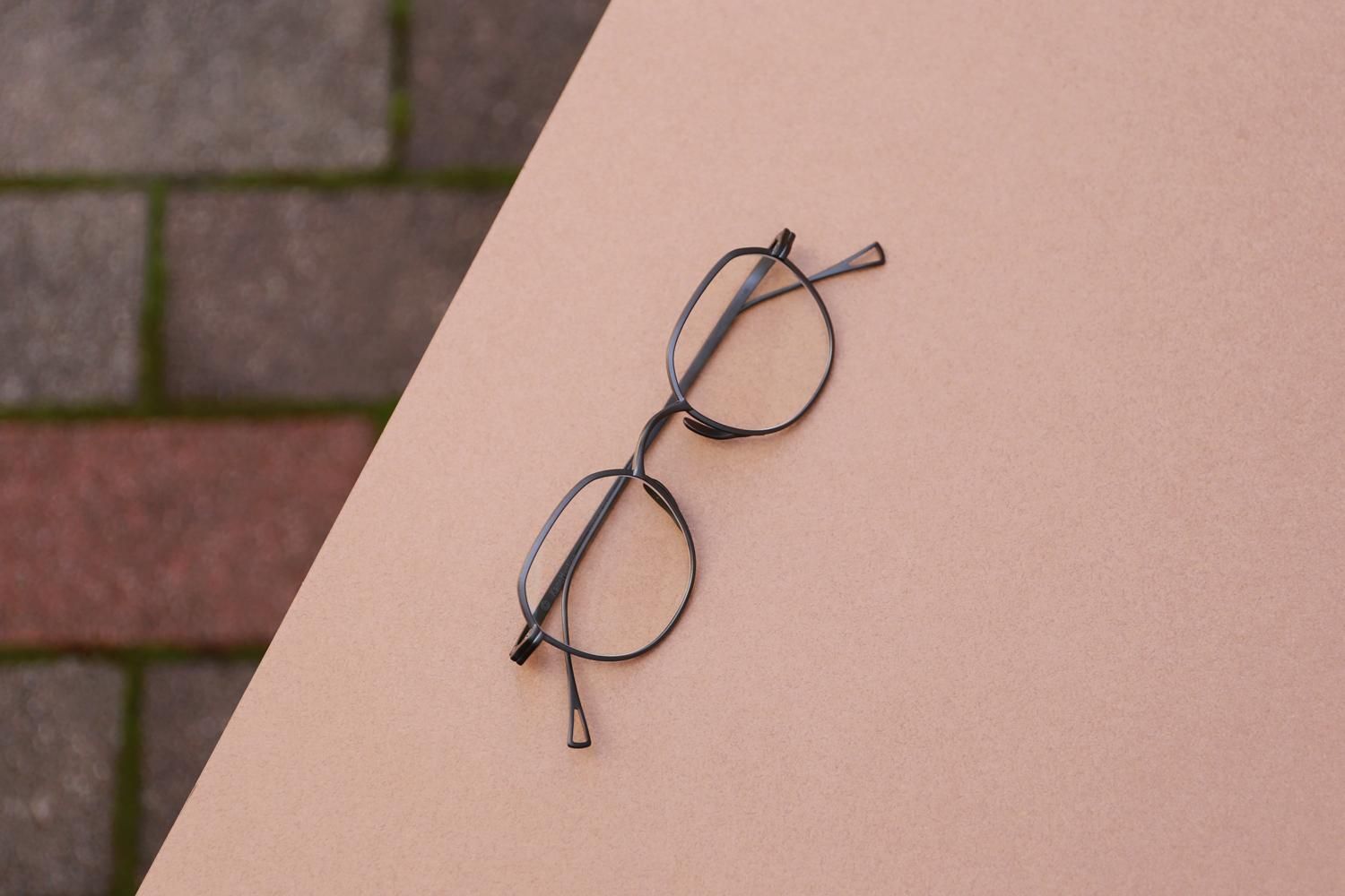 KameManNen KMN-1301 MBK Eyeglasses 45□21-145 Made in Japan