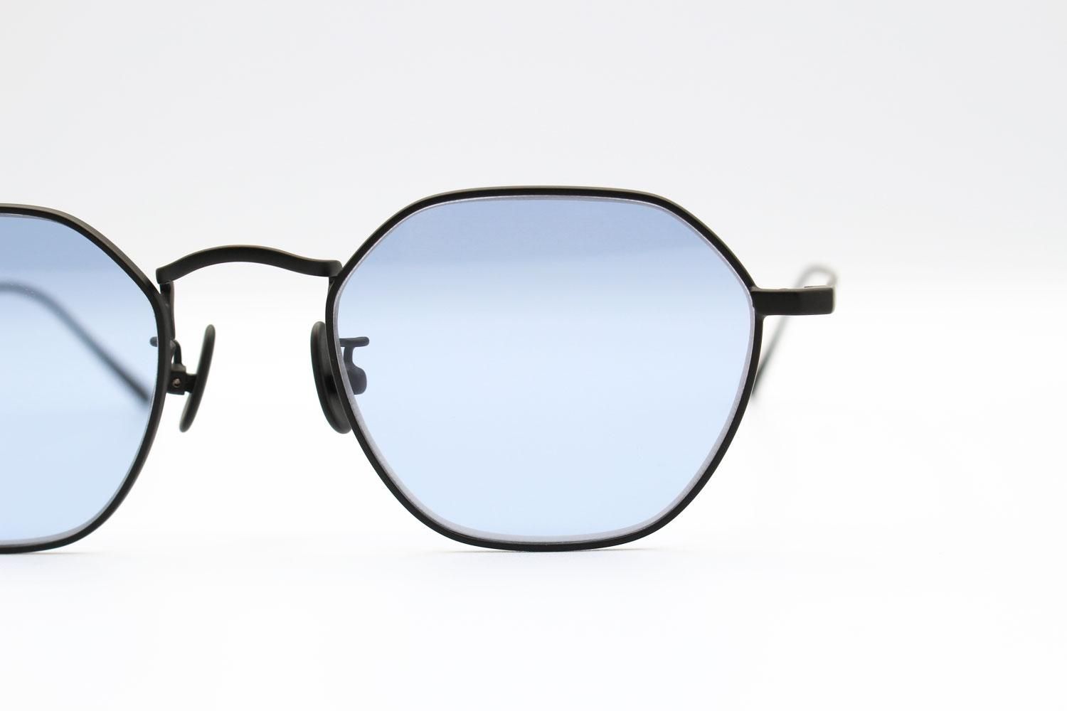 A.D.S.R. エーディーエスアール レンズ付きA.D.S.R BAZ 01BLUE メガネサングラスグレー ADSR