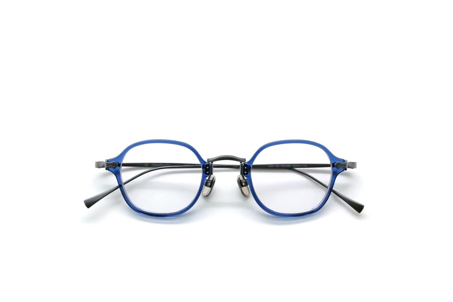 Kame ManNen カメマンネン KMN-183 col.NB／MBK - メガネ