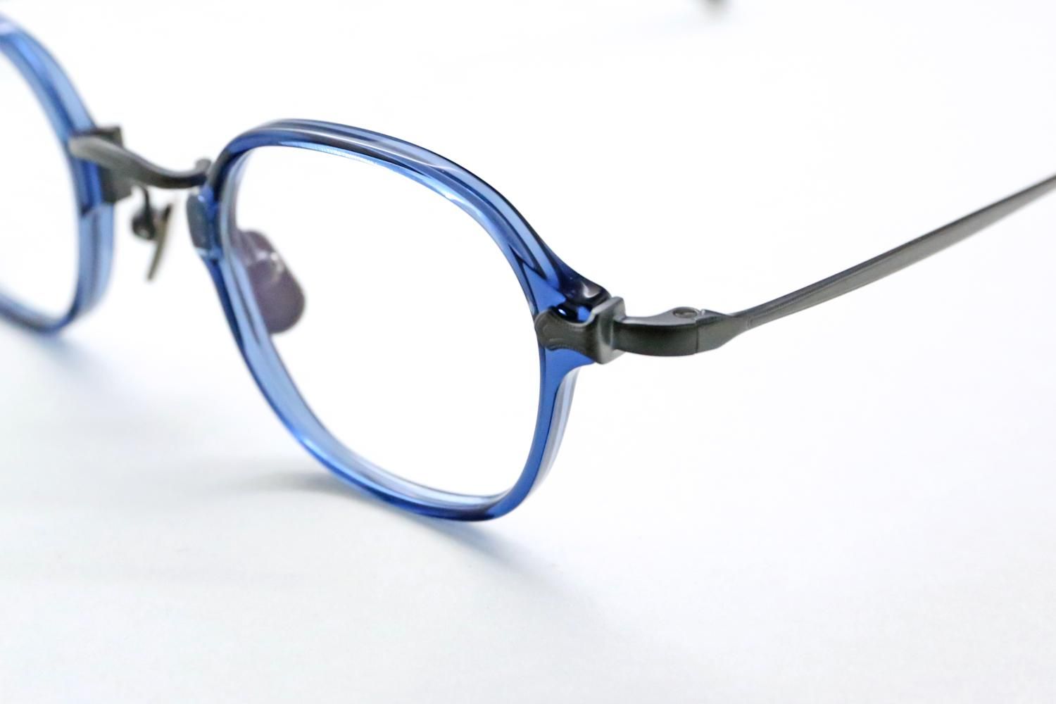 Kame ManNen カメマンネン KMN-183 col.NB／MBK - メガネ