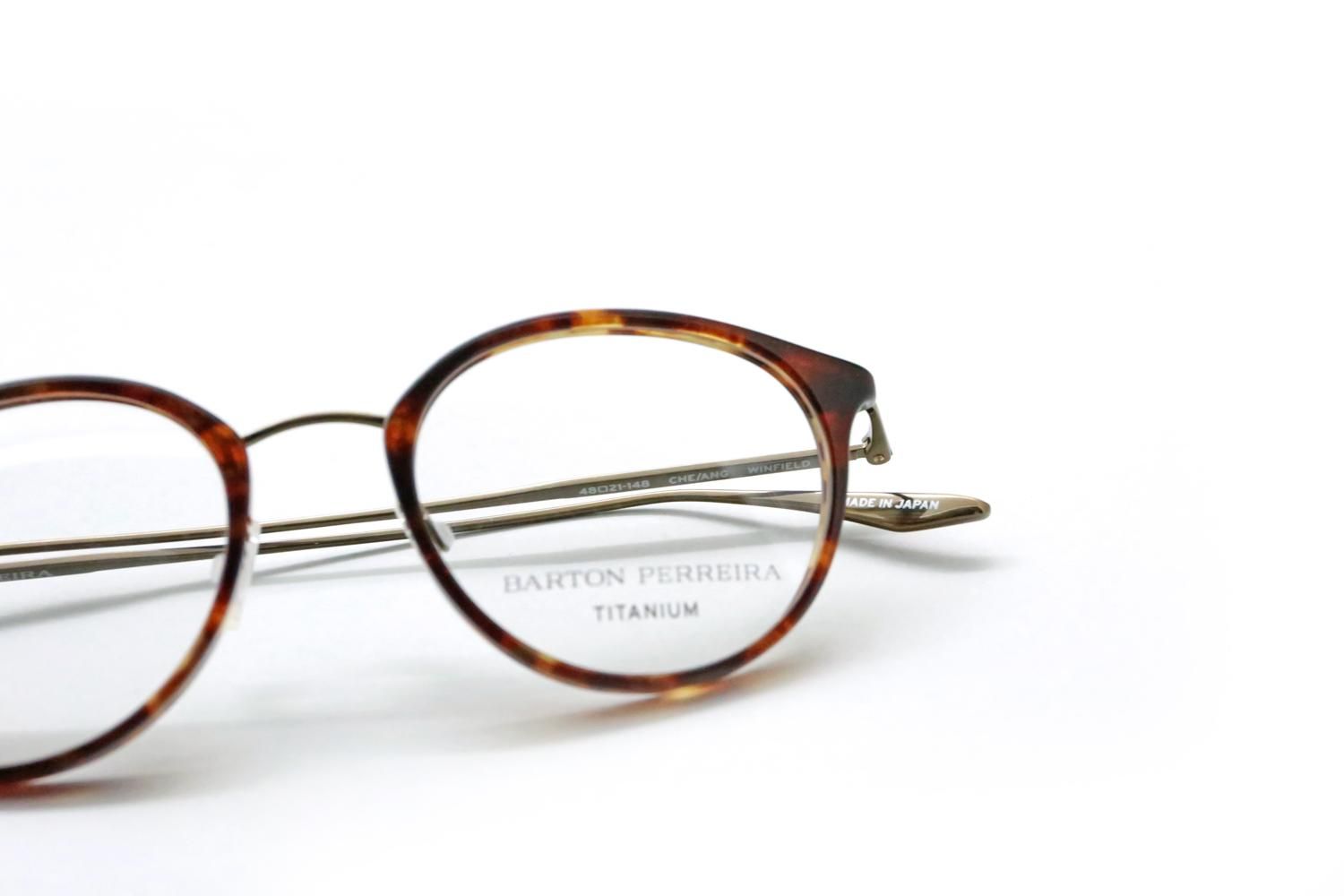 BARTON PERREIRA バートンペレイラ WINFIELD col.CHE/ANG - メガネと