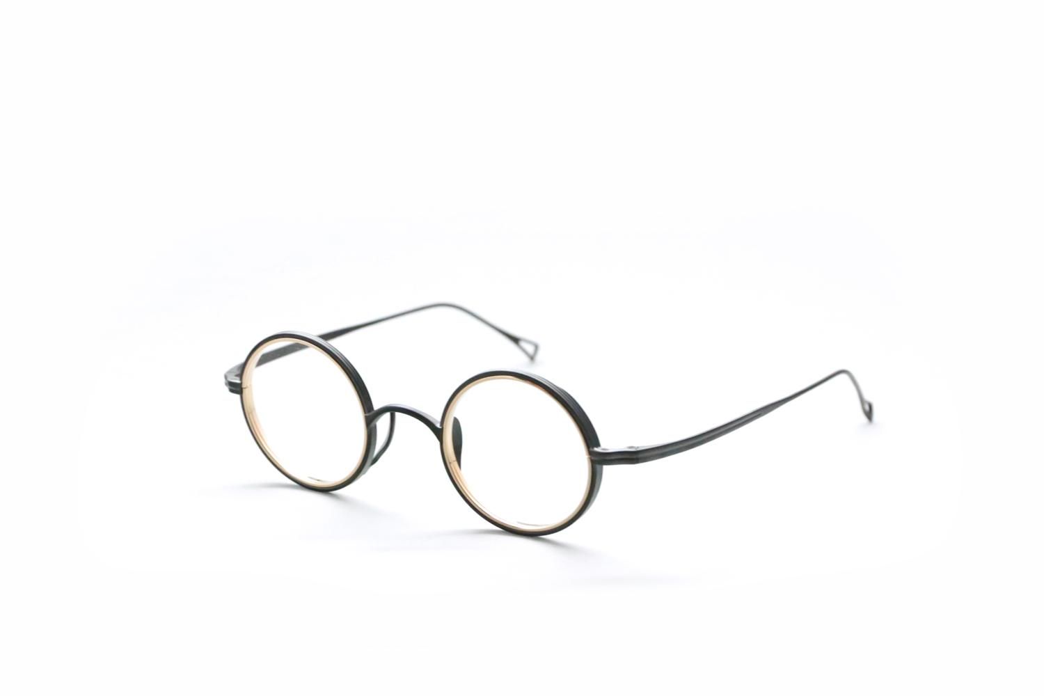 Kame ManNen カメマンネン KMN-122 col.MBK／GD - メガネ・サングラス 通販サイト EYEWEAR MEBIUS  ONLINE SHOP