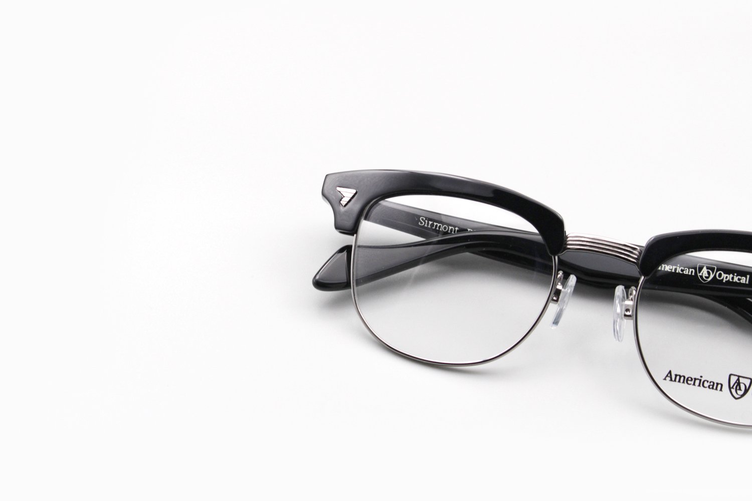 状態良好 American Optical Sirmont c1 Black-silversky