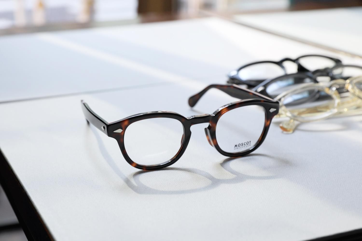 MOSCOT モスコット　伊達眼鏡　黒ぶち　セル　LEMTOSH 46サイズ