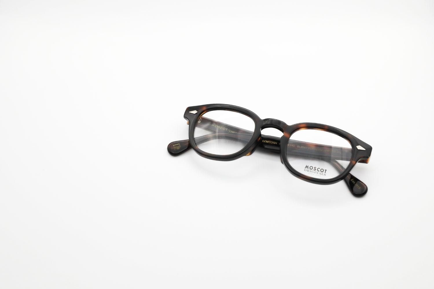 MOSCOT モスコット　伊達眼鏡　黒ぶち　セル　LEMTOSH 46サイズ