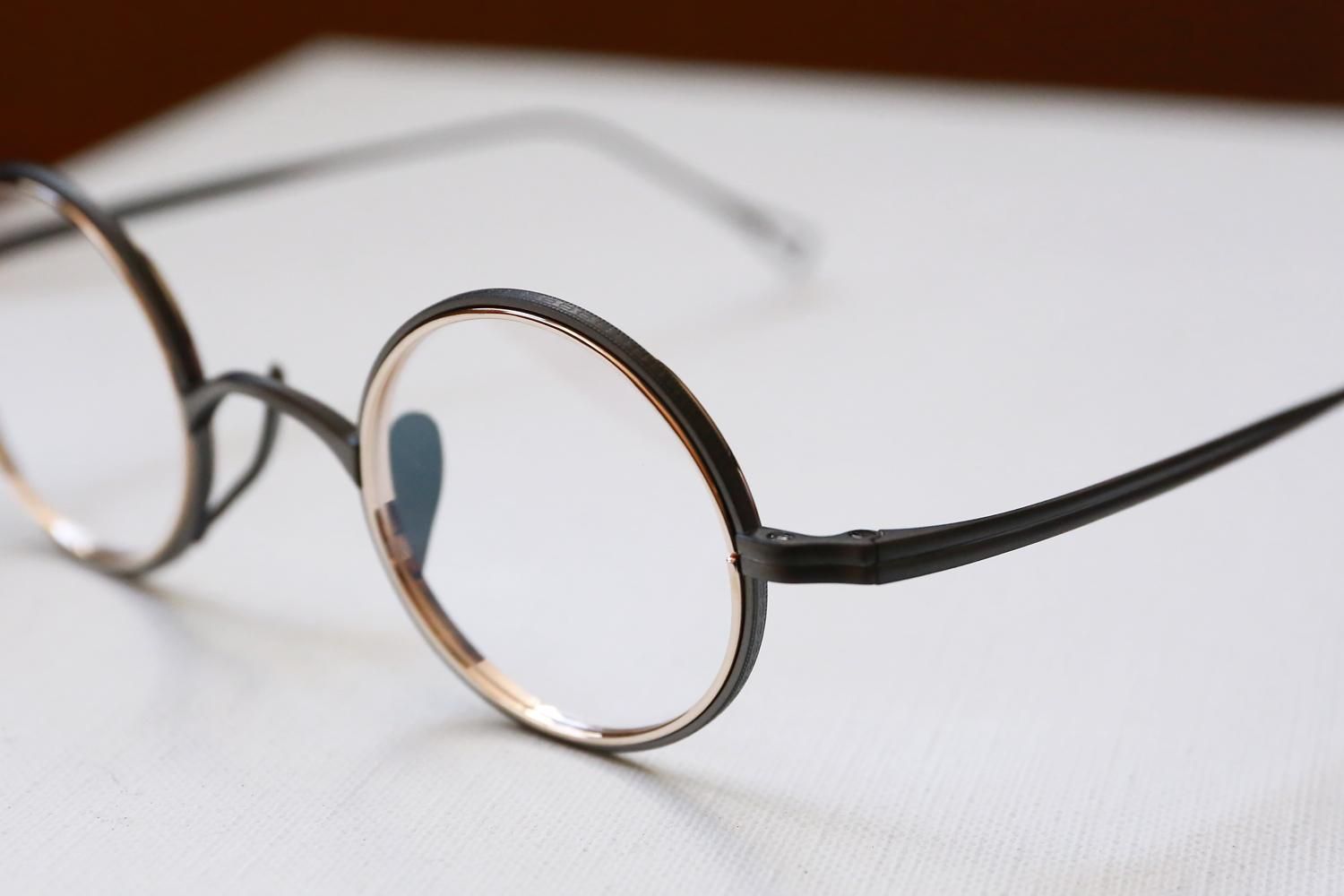 Kame ManNen カメマンネン KMN-123 col.MGR／GD - メガネ・サングラス