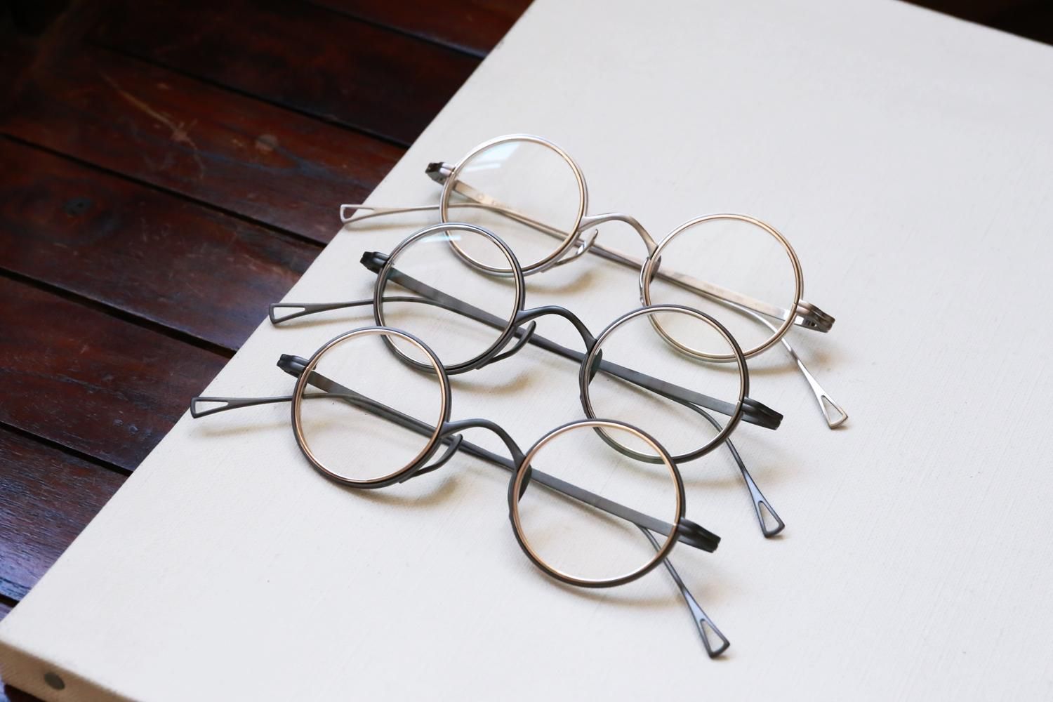 Kame ManNen カメマンネン KMN-123 col.MGR／GD - メガネ・サングラス