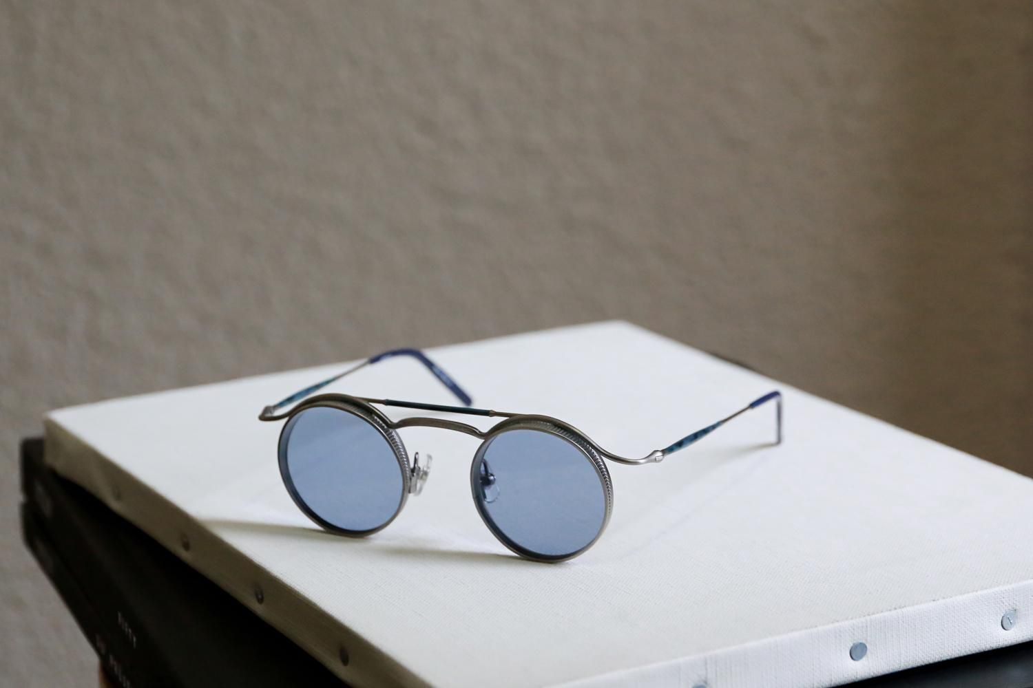 MATSUDA マツダ M3038 チタン ブルー サングラス 日本製 メンズ MATSUDA マツダ M3038 チタン ブルー サングラス 日本製 メンズ