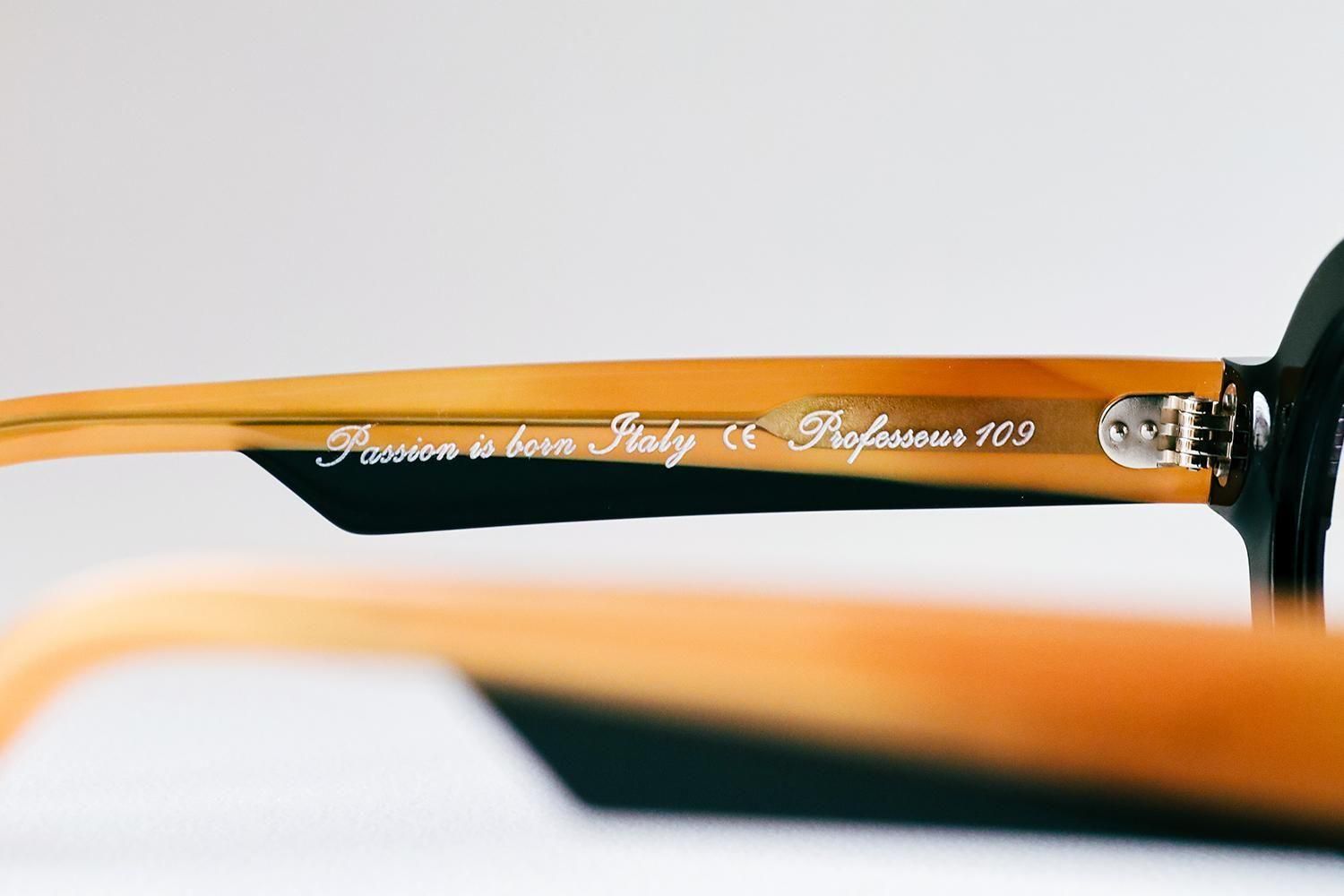 JEAN PHILIPPE JOLY オレンジブラウン キャットアイサングラス