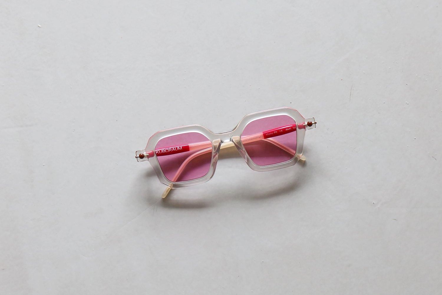 KUBORAUM P9 サングラス Kuboraum-P9-LG-Transparent-