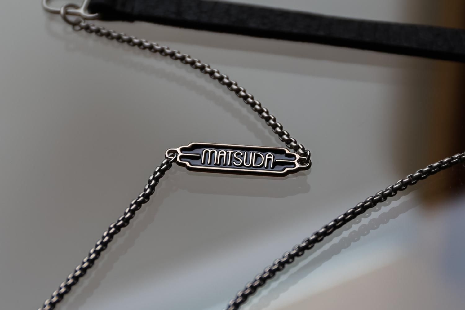 MATSUDA：マツダ レザーチェーングラスコード col.Black - メガネ