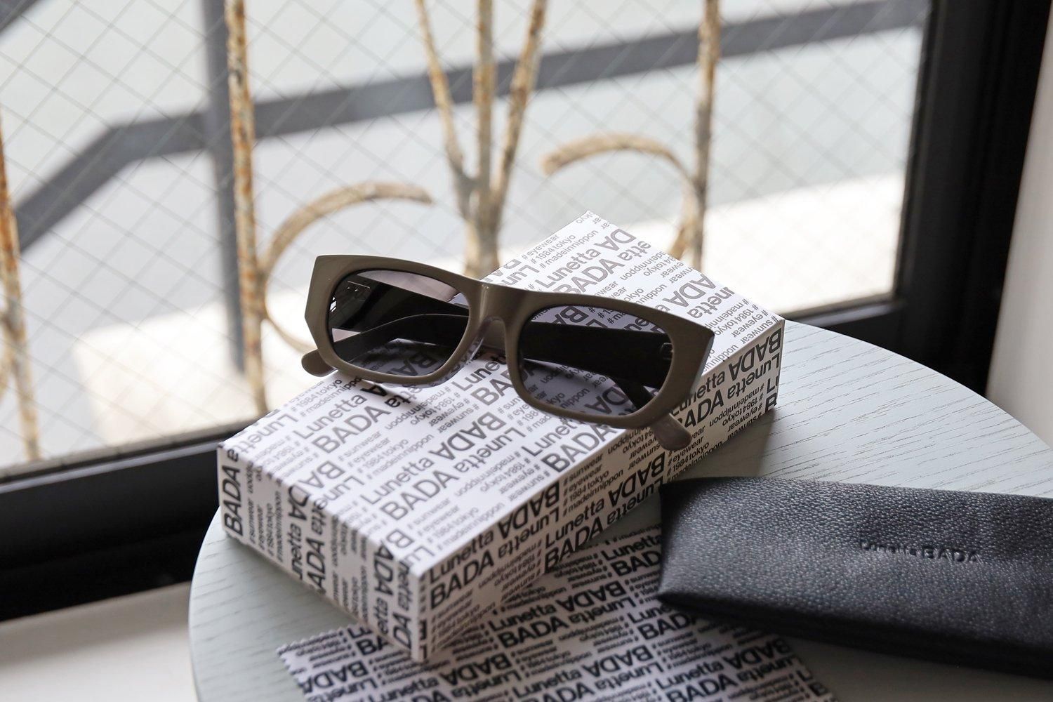 Lunetta BADAクラシックラウンド型サングラス グレー/カモフラージュ Lunetta BADAクラシックラウンド型サングラス グレー/カモフラージュ