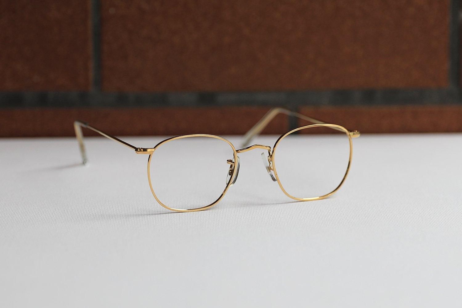Hilton Classic デッドストック メガネ 金張りサヴィルロウ M33 HILTON CLASSIC 