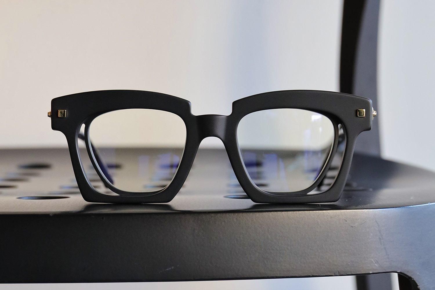 kuboramu ブラック サングラス Kuboraum C8 Sun Black Shine Sunglasses - eye-oo.com