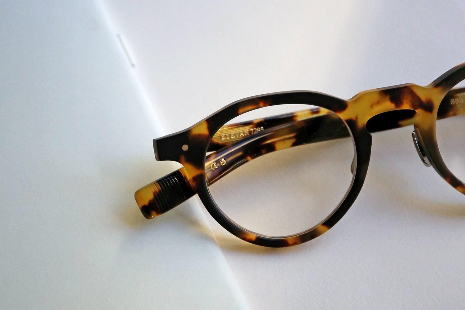 eyevan7285 メガネ　眼鏡　茶色 EYEVAN7285アイヴァン7285 351 / 353のメガネ 通販ならGLASH BEAM