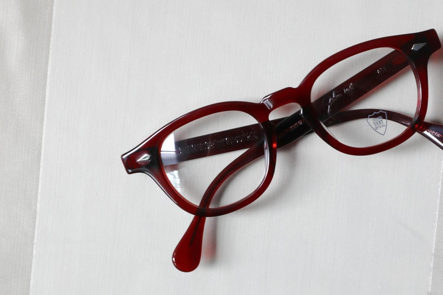 ジュリアスタートオプティカルAR OXブラッドレッド48□22度なしグロウプラム ジュリアスタートオプティカルAR OXブラッドレッド48□22度なし