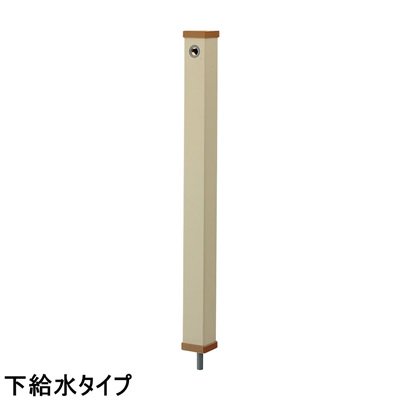 カクダイ 【624-068】 KAKUDAI 水栓柱（石目調・白）／／７０角 - 住