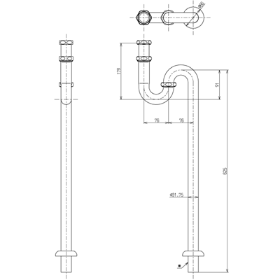 新品未開封　toto床排水金具T 7S7 32mm 2個セット