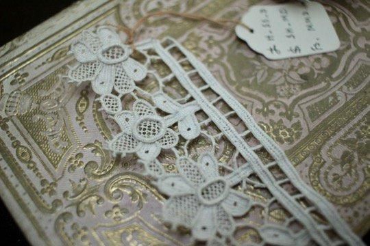 ニードルポイントレース パーツ 3.8×16+12cm - アンティークレース専門