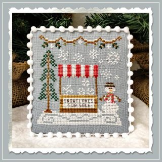 SNOW VILLAGE 3- SNOWFLAKE STAND 