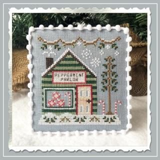 SNOW VILLAGE 4- PEPPERMINT PARLOR