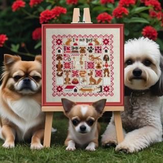PATCHWORK AUX CHIENS - 󥳤ΤΥѥå  