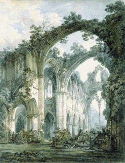 INTERIOR OF TINTERN ABBEY, MONMOUTHSHIRE-TURNER