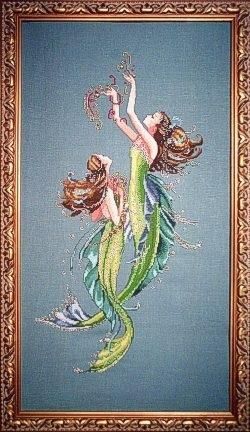 MERMAIDS OF DEEP BLUE MD85 - CrossStitch House Baby Cinnamon MERMAIDS OF DEEP BLUE MD85 - CrossStitch House Baby Cinnamon