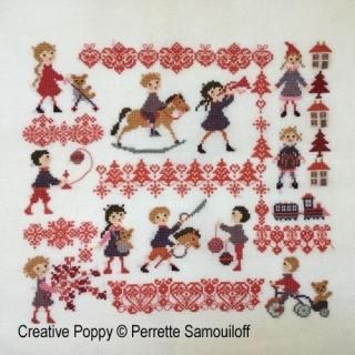 PERRETTE SAMOUILOFF - cross stitch house PERRETTE SAMOUILOFF - cross stitch house