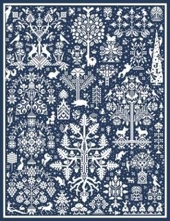 LONG DOG SAMPLERS - CrossStitch House Baby Cinnamon