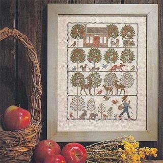 THE PRAIRIE SCHOOLER・ JANUARY #ししゅう #刺繍 #embroidery