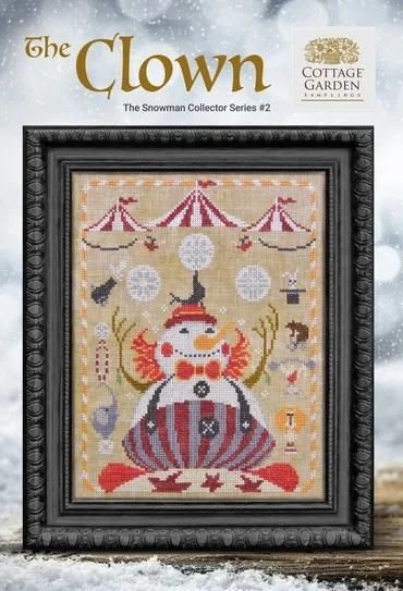SNOWMAN COLLECTOR 2 - THE CLOWN - CrossStitch House Baby
