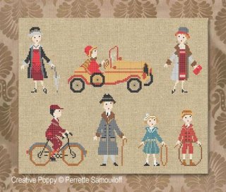 1920'S FASHION - LADY AT THE WHEEL  