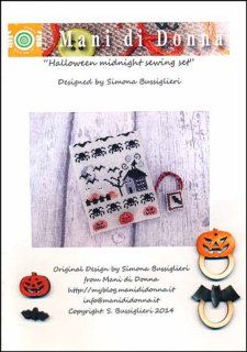 HALLOWEEN MIDNIGHT SEWING  (可愛い木製ボタン付！) 在庫処分セール!!<img class='new_mark_img2' src='https://img.shop-pro.jp/img/new/icons20.gif' style='border:none;display:inline;margin:0px;padding:0px;width:auto;' />