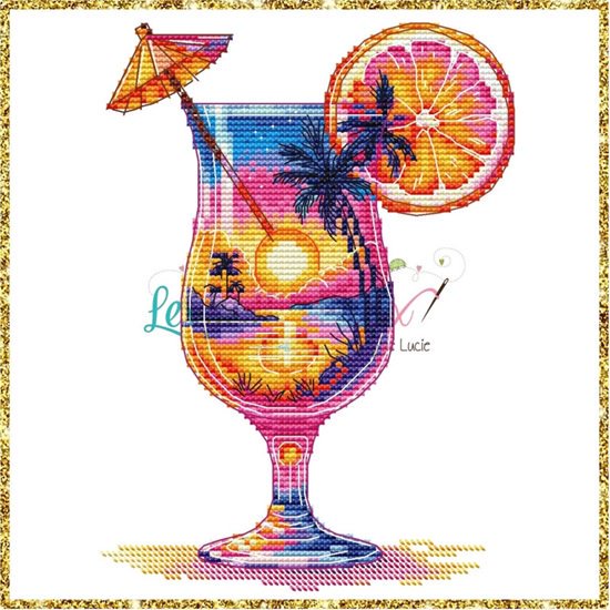 SUNSET COCKTAIL - サンセットカクテル　 - CrossStitch House Baby Cinnamon