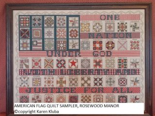 AMERICAN FLAG QUILT SAMPLER   