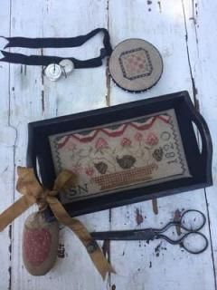 Berry Basket Sewing Tray, PinDisk & Strawberry Pinkeep