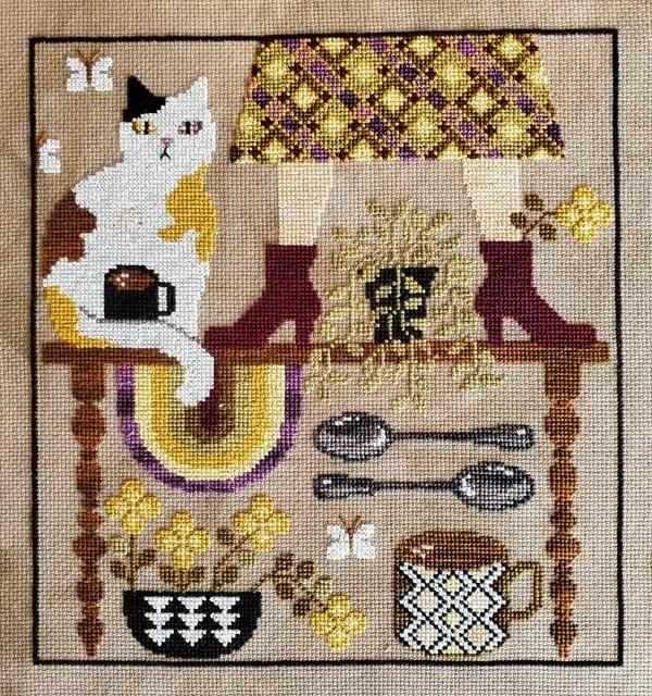 パッチワーク　ツリーとねこ パッチワーク ツリーとねこ パッチワーク ツリーとねこ